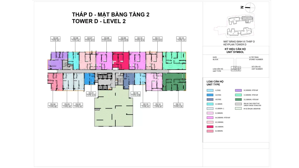 Elysian Site Plan Tower D – Level 2