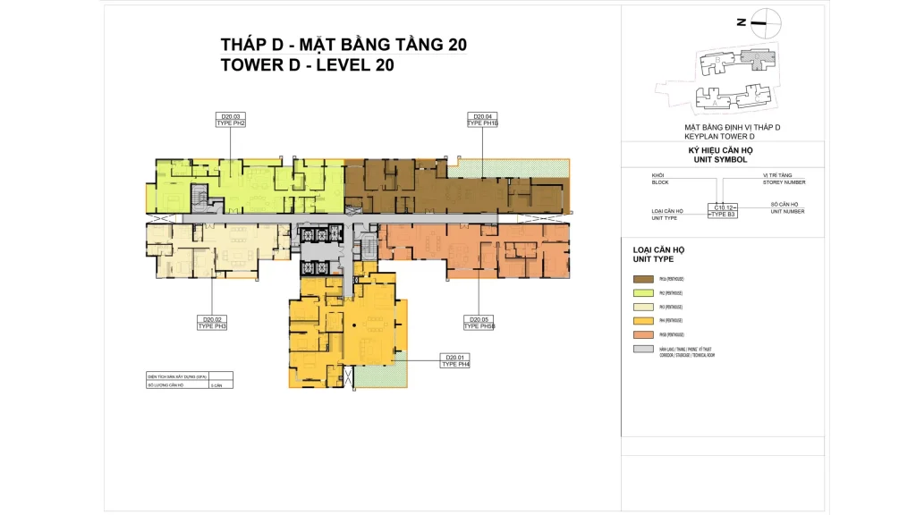 Elysian Site Plan Tower D – Level 20