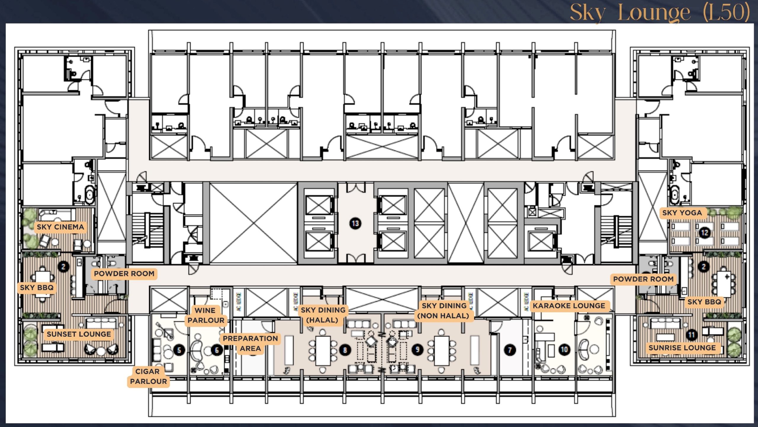 Arden OBS Johor Floor Plate Level 50