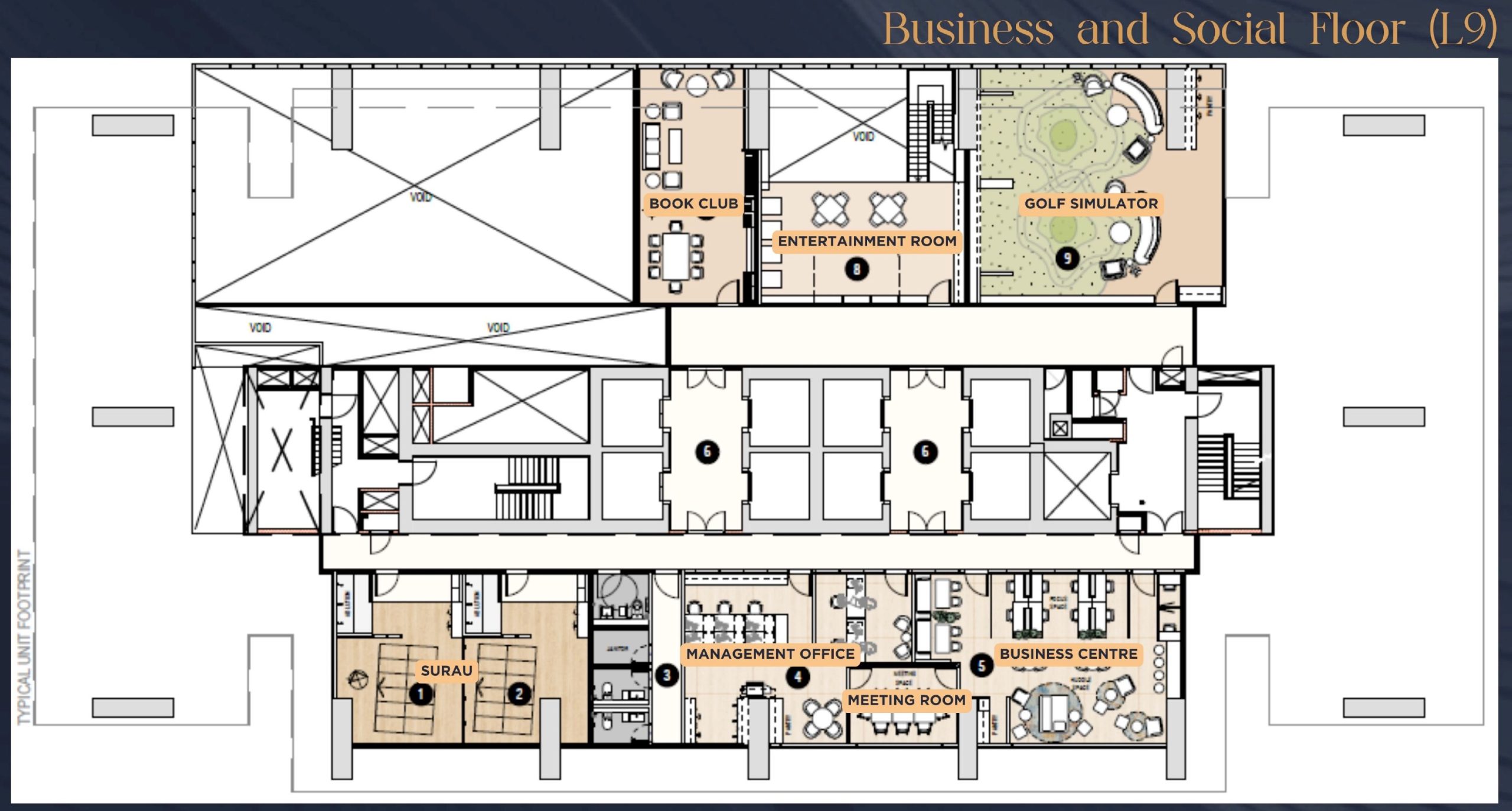 Arden OBS Johor Floor Plate Level 9